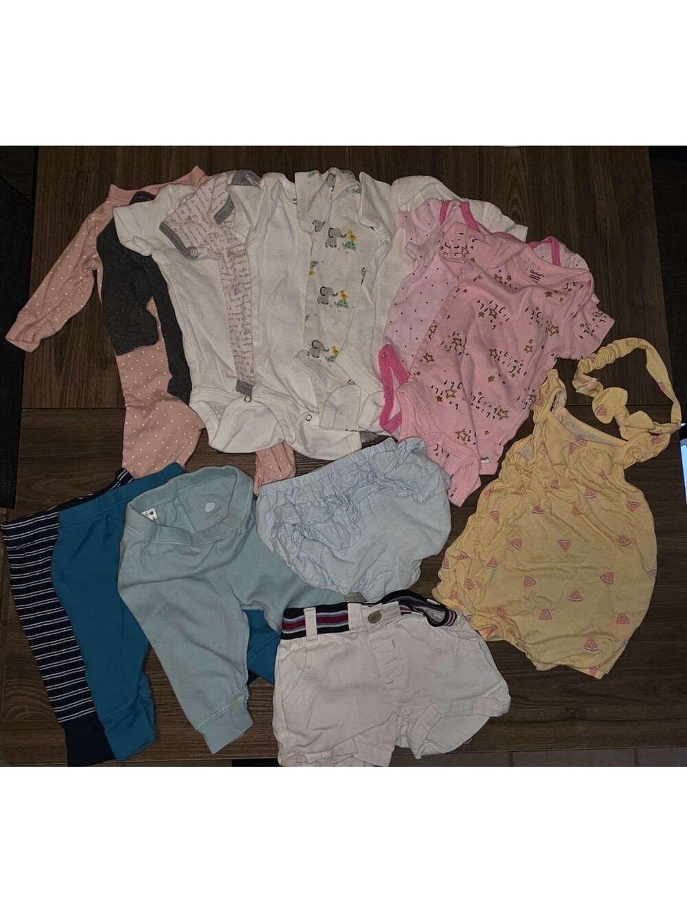 PRE-LOVED Different Brands about 15 items 0-3 Months Clothing